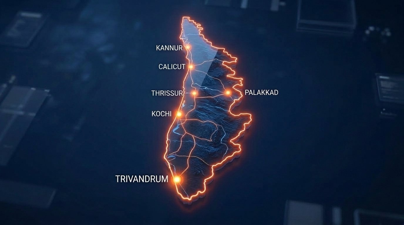 Kerala State Map