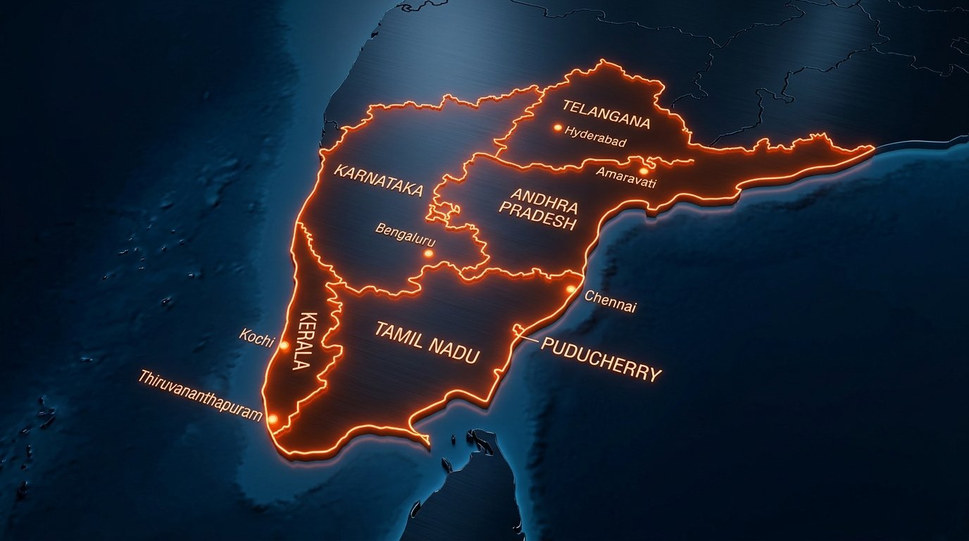 Tamil Nadu and Puducherry State Map